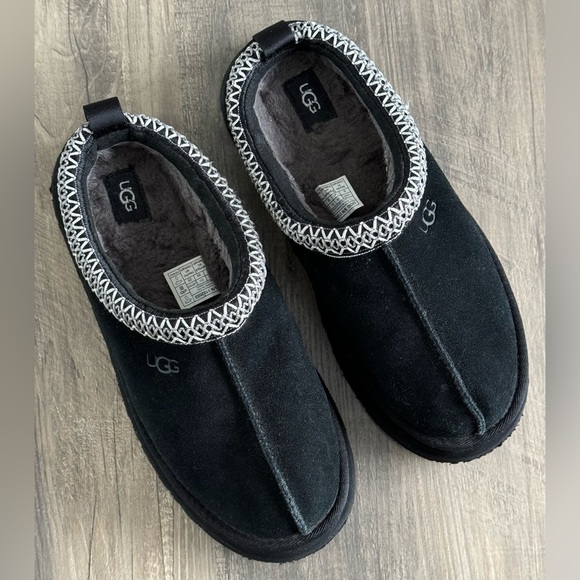 Ugg Tazz Tasman Platform Slippers Black Size 8 EUC! - Picture 2 of 16